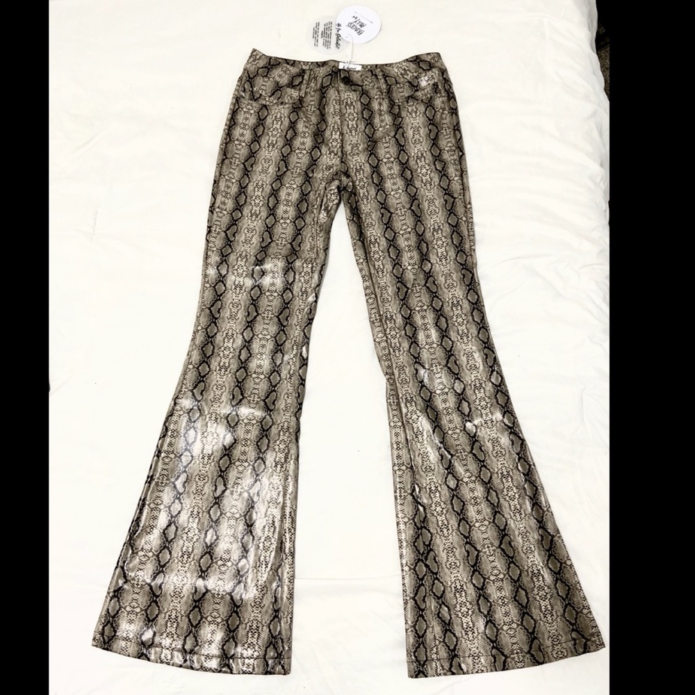 Snake Flare Pants